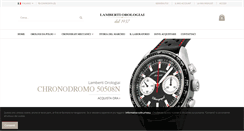 Desktop Screenshot of lamberti-orologiai.com